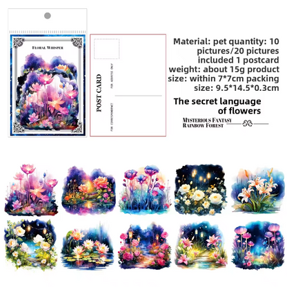 20 pcs Mystic Fantasy Series Dream Wonderland Stickers