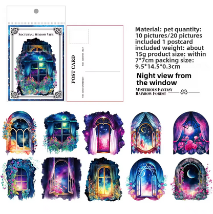 20 pcs Mystic Fantasy Series Dream Wonderland Stickers