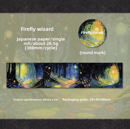 1 Roll Firefly Forest Series Forest Theme Landscaping Tape