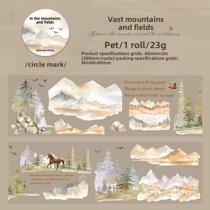 1 Roll Creating Woodland-themed the Wilderness Series Pet Tape
