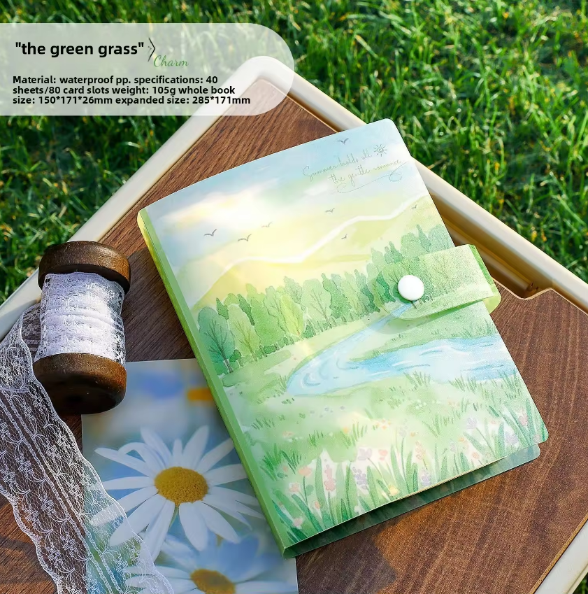 1 Pc Storage Album Four Seasons Like a Song Series Sticker Storage Album