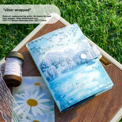 1 Pc Storage Album Four Seasons Like a Song Series Sticker Storage Album