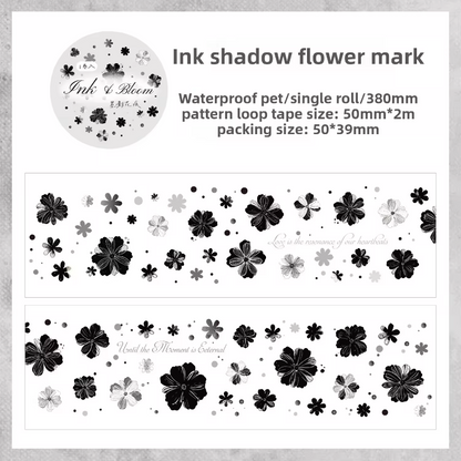 1 Roll Patel Whisper Die-Cut Flower Decorative Journal Tape