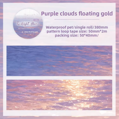 1 Roll The Starry Whispers of The Waves Series Transparent Tape