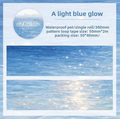 1 Roll The Starry Whispers of The Waves Series Transparent Tape