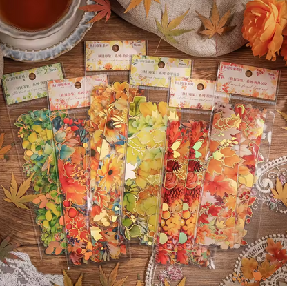 15 sheets Autumn Impression Pretty Border Sticker Pack for scrapbook