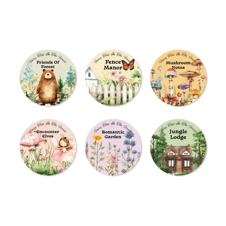 40mm*200cm Fairy Tale in The Forest Series Vintage Plant Flower Pet Tape